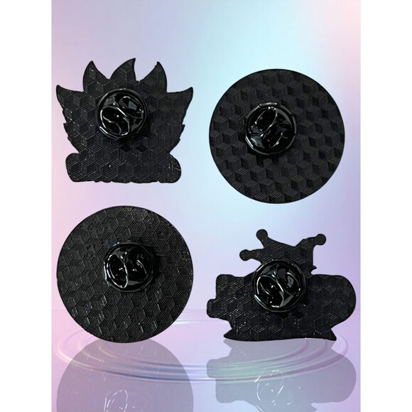 Mardi Gras Carnival Enamel Pin Set (4-Pack) – Versatile Seasonal Wear with Fl... - Picture 6 of 6